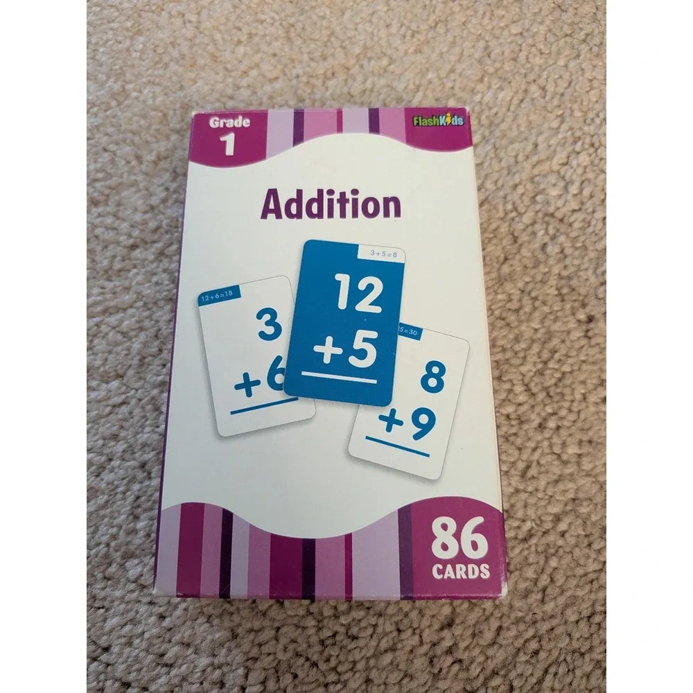 Flash Kids Addition Flash Cards Grade 1 Math Learning Set Sterling